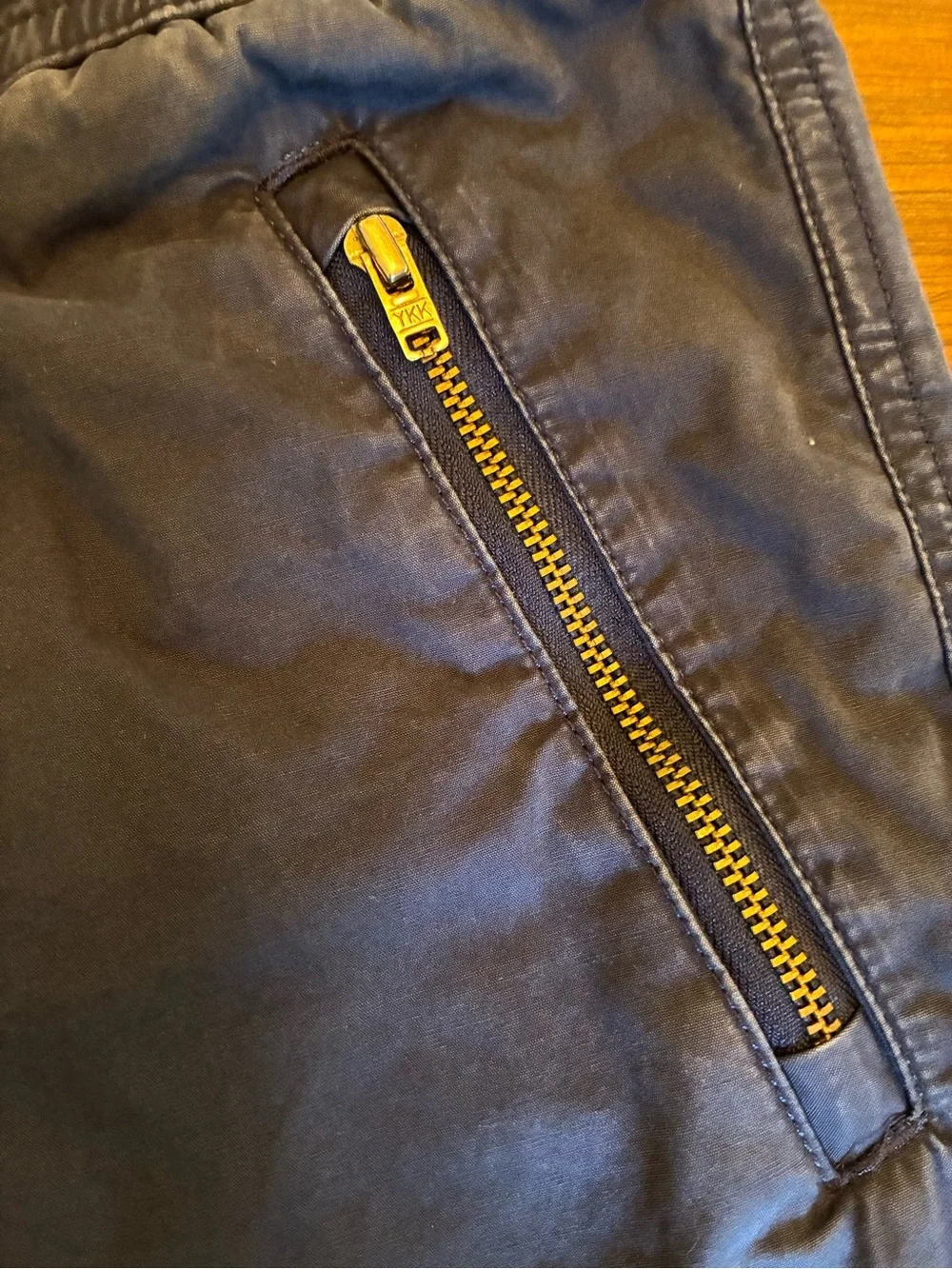 Ralph Lauren Navy Zip-Pocket Casual Pants jogger style